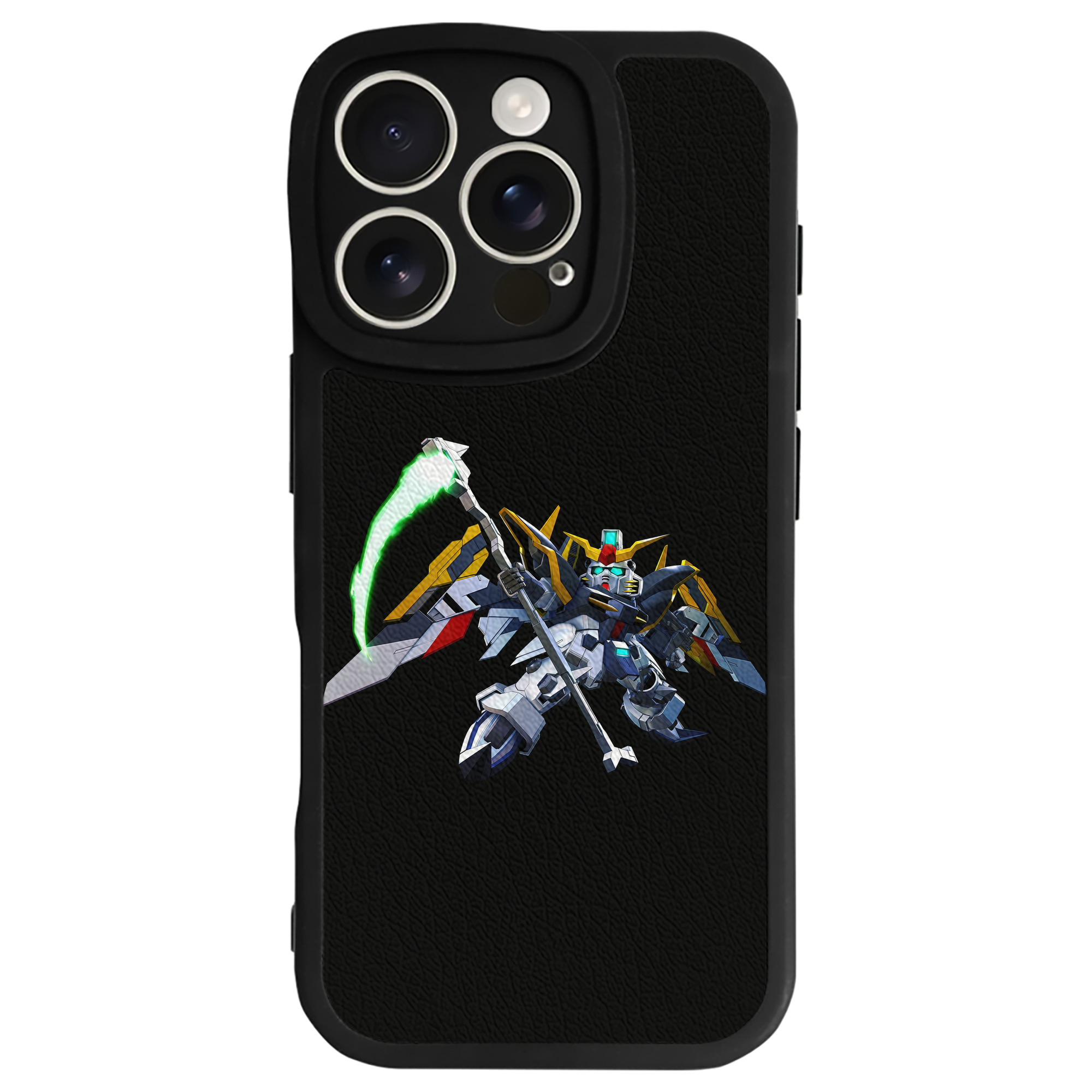 （画像用） 機動戦士ガンダム Mobile Suit Gundam 【iPhone 16シリーズ対応】シリコンスマホケース（レザー調） 材質：シリコン
